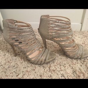 INC Sparkly + Strappy Dress Sandals
